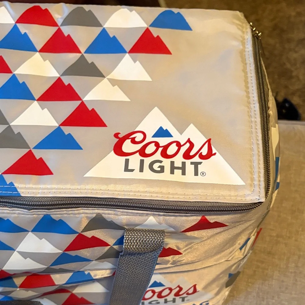 Coors Light Cooler Bag with Triangular Design
